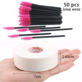 HMQ Disposable Silicone Gel Eyelash Brush Comb Mascara Wands Eye Lashes Extension Tool Professional Beauty Makeup Tool For Women