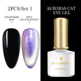 BORN PRETTY 6ml/10ml Magnetic Gel Nail Polish Cat Eye Nail UV Gel Holographics Laser Glitter Varnish Nail Art New Arrival