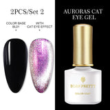 BORN PRETTY 6ml/10ml Magnetic Gel Nail Polish Cat Eye Nail UV Gel Holographics Laser Glitter Varnish Nail Art New Arrival