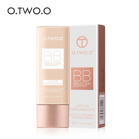 O.TWO.O Makeup BB Cream White  Cosmetics Natural Whitening Cream Waterproof Makeup Base Liquid Foundation Professional Cosmetics