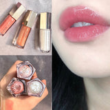 Makeup lip plumper gloss Moisturizing Gloss Bomb Universal Lip Luminizer Long lasting glitter Lipgloss