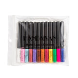 12 Colors Matte Eyeliner Liquid Waterproof Easy To Wear Make Up Matte Eye Liner Blue Red Green Brown Eyeliner Color Liner