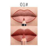 Waterproof Pencil Lipstick Pen Matte Lip Liner Lasting Multifunct LipLiner National Makeup Comestics Tools Easy To Wear TSLM1