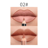 Waterproof Pencil Lipstick Pen Matte Lip Liner Lasting Multifunct LipLiner National Makeup Comestics Tools Easy To Wear TSLM1