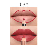 Waterproof Pencil Lipstick Pen Matte Lip Liner Lasting Multifunct LipLiner National Makeup Comestics Tools Easy To Wear TSLM1