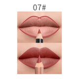 Waterproof Pencil Lipstick Pen Matte Lip Liner Lasting Multifunct LipLiner National Makeup Comestics Tools Easy To Wear TSLM1