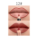 Waterproof Pencil Lipstick Pen Matte Lip Liner Lasting Multifunct LipLiner National Makeup Comestics Tools Easy To Wear TSLM1