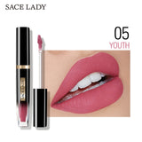 SACE LADY Matte Lipstick Waterproof Makeup Long Lasting 12H Liquid Lip Gloss Nude Red Pigmented Lip Stick Non Drying Cosmetic