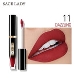 SACE LADY Matte Lipstick Waterproof Makeup Long Lasting 12H Liquid Lip Gloss Nude Red Pigmented Lip Stick Non Drying Cosmetic