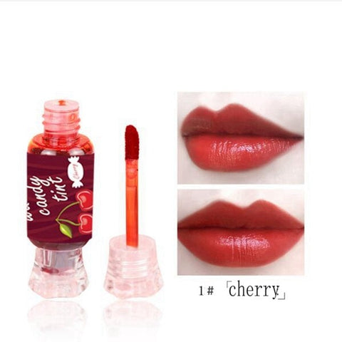 K.A.N Brand 5 Colors Long Lasting Lip gloss Waterproof Candy Dyeing Lip Tint  Lovely Sweetly Flavour Liquid Lipstick