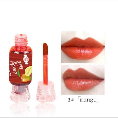 K.A.N Brand 5 Colors Long Lasting Lip gloss Waterproof Candy Dyeing Lip Tint  Lovely Sweetly Flavour Liquid Lipstick