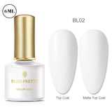 BORN PRETTY Gel Nail Polish Micas Shining Glitter Thermal Sensitive Color Changing Nail Gel 6ml Soak Off UV Gel Base Top Coat