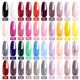 UR SUGAR 60Colors UV Gel Nail Art Design Manicures UV LED Soak Off DIY Paint Gel Nails Polishes Lacquers 60pcs Kit