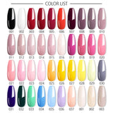 UR SUGAR 60Colors UV Gel Nail Art Design Manicures UV LED Soak Off DIY Paint Gel Nails Polishes Lacquers 60pcs Kit