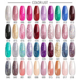 UR SUGAR 60Colors UV Gel Nail Art Design Manicures UV LED Soak Off DIY Paint Gel Nails Polishes Lacquers 60pcs Kit