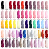 UR SUGAR 60Colors UV Gel Nail Art Design Manicures UV LED Soak Off DIY Paint Gel Nails Polishes Lacquers 60pcs Kit