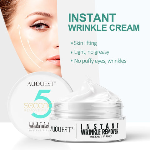 Instant Wrinkle Cream 5 Seconds Wrinkle Remover Puffy Eye Bag Lifting Skin Anti-aging Day Cream Makeup Primer Firming Skin Care