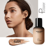 Pudaier 40ml Matte Makeup Foundation Cream for Face Professional Concealing Make up Tomal Base High Coverage Liquid Long-lasting