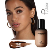 Pudaier 40ml Matte Makeup Foundation Cream for Face Professional Concealing Make up Tomal Base High Coverage Liquid Long-lasting