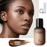 Pudaier 40ml Matte Makeup Foundation Cream for Face Professional Concealing Make up Tomal Base High Coverage Liquid Long-lasting