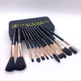 Travel 7PCS Set Brushes Makeup With Case iron Box Travel Mini make up set Brushes For Fashion Women Makeup Brushes HIAISB