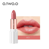 O.TWO.O 12 Color Moisturizer Lipstick Long Lasting Velevt Matte Lip Stick Waterproof Lightweight Sexy Nude Lips Makeup Cosmetics