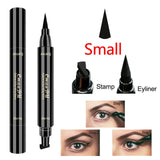 Double Head Liquid Eyeliner Pen Big Small Eye Liner Stamp Waterproof Easy To Wear Long Lasting Eyes Makeup Cosmetic Black Pencil