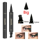 Double Head Liquid Eyeliner Pen Big Small Eye Liner Stamp Waterproof Easy To Wear Long Lasting Eyes Makeup Cosmetic Black Pencil