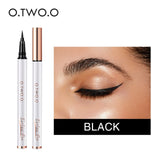 O.TWO.O Liquid Eyeliner Pencil Cosmetic Waterproof Eye Liner Sponge Refill No Smudge Fast Dry Black Eyeliner Eye Makeup Woman