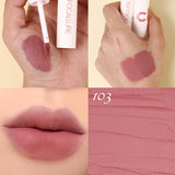 FOCALLURE Matte Lipstick Lipclay Lipcream Velvet Waterproof Longlasting Dual-use lip and cheek Professional Makeup