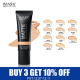 IMAGIC 11 color liquid foundation natural makeup long-lasting oil control facial beauty makeup foundation cream concealer