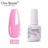 Clou Beaute 15ml UV LED Gel Nail Polish Base Primer No Clean Top Coat Varnishes Nail Gel Primer Transparent Nail Art Lacquer