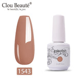 Clou Beaute 15ml UV LED Gel Nail Polish Base Primer No Clean Top Coat Varnishes Nail Gel Primer Transparent Nail Art Lacquer