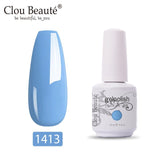 Clou Beaute 15ml UV LED Gel Nail Polish Base Primer No Clean Top Coat Varnishes Nail Gel Primer Transparent Nail Art Lacquer