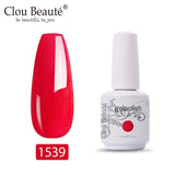 Clou Beaute 15ml UV LED Gel Nail Polish Base Primer No Clean Top Coat Varnishes Nail Gel Primer Transparent Nail Art Lacquer