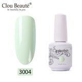 Clou Beaute 15ml UV LED Gel Nail Polish Base Primer No Clean Top Coat Varnishes Nail Gel Primer Transparent Nail Art Lacquer