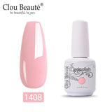 Clou Beaute 15ml UV LED Gel Nail Polish Base Primer No Clean Top Coat Varnishes Nail Gel Primer Transparent Nail Art Lacquer