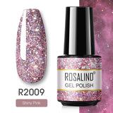 ROSALIND Gel Polish Varnish Hybrid Pure Color Gel Lacquer vernis Semi Permanent Nail Art Soak Off For Manicure Gel Nail Polish