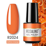 ROSALIND Gel Polish Varnish Hybrid Pure Color Gel Lacquer vernis Semi Permanent Nail Art Soak Off For Manicure Gel Nail Polish