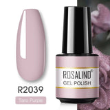 ROSALIND Gel Polish Varnish Hybrid Pure Color Gel Lacquer vernis Semi Permanent Nail Art Soak Off For Manicure Gel Nail Polish