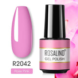 ROSALIND Gel Polish Varnish Hybrid Pure Color Gel Lacquer vernis Semi Permanent Nail Art Soak Off For Manicure Gel Nail Polish