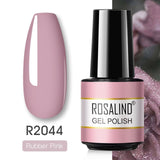 ROSALIND Gel Polish Varnish Hybrid Pure Color Gel Lacquer vernis Semi Permanent Nail Art Soak Off For Manicure Gel Nail Polish