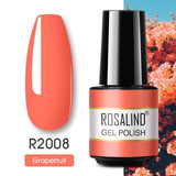 ROSALIND Gel Polish Varnish Hybrid Pure Color Gel Lacquer vernis Semi Permanent Nail Art Soak Off For Manicure Gel Nail Polish