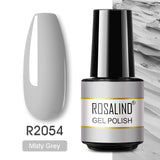 ROSALIND Gel Polish Varnish Hybrid Pure Color Gel Lacquer vernis Semi Permanent Nail Art Soak Off For Manicure Gel Nail Polish