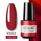 ROSALIND Gel Polish Varnish Hybrid Pure Color Gel Lacquer vernis Semi Permanent Nail Art Soak Off For Manicure Gel Nail Polish