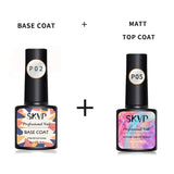 SKVP Newest Drawing Gel Nail Art Plaster Effect 3D Sand Texture No need Top Coat Gel Polish UV Nail Polish Lacquer Varnish