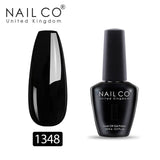 NAILCO White Red Pink Color Series 15ml Semi Permanent Nail Gel Varnish Polish Soak Off UV Nail Art Gel Nail Polish Gel Lacquer