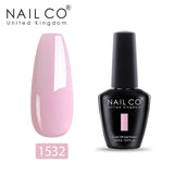 NAILCO White Red Pink Color Series 15ml Semi Permanent Nail Gel Varnish Polish Soak Off UV Nail Art Gel Nail Polish Gel Lacquer