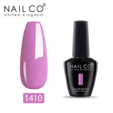 NAILCO White Red Pink Color Series 15ml Semi Permanent Nail Gel Varnish Polish Soak Off UV Nail Art Gel Nail Polish Gel Lacquer