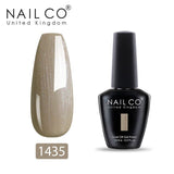 NAILCO White Red Pink Color Series 15ml Semi Permanent Nail Gel Varnish Polish Soak Off UV Nail Art Gel Nail Polish Gel Lacquer